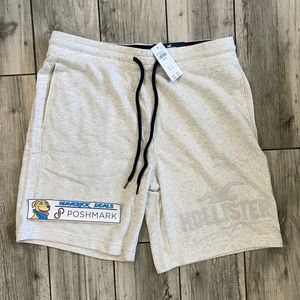 NWT Hollister 9” Fleece Jogger Shorts